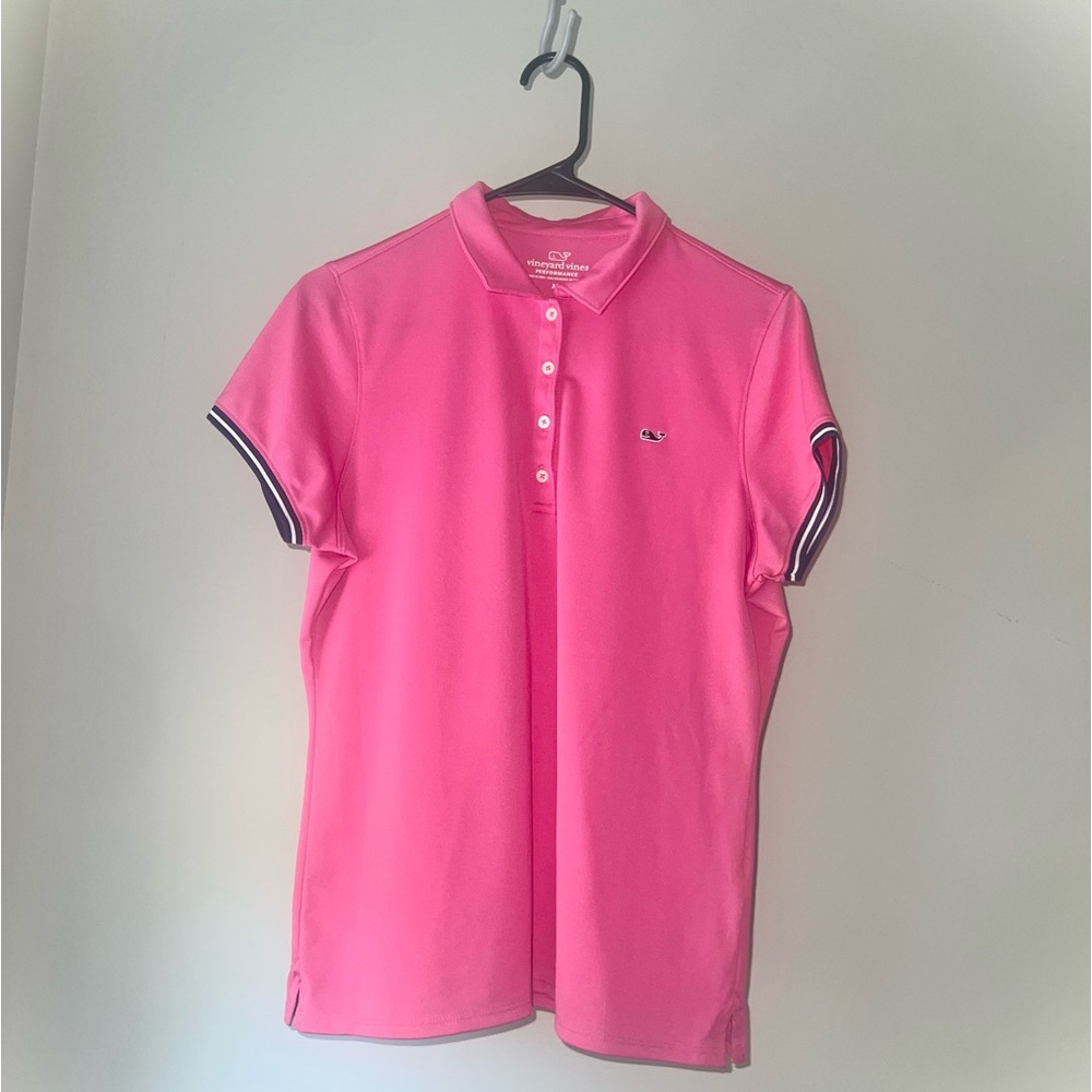 Vineyard Vines Pink Polo Shirt